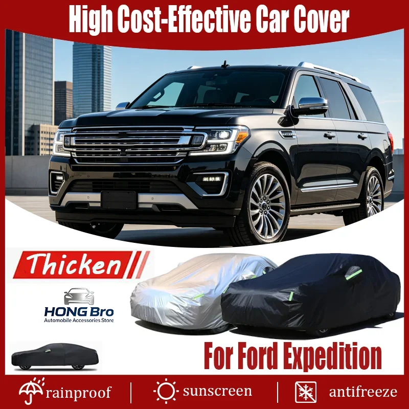 

Full Car Cover For Ford Expedition 6-in-1 All Weather Waterproof Dustproof UV Proof Snowproof Scratch Resistant Outdoor Protecti