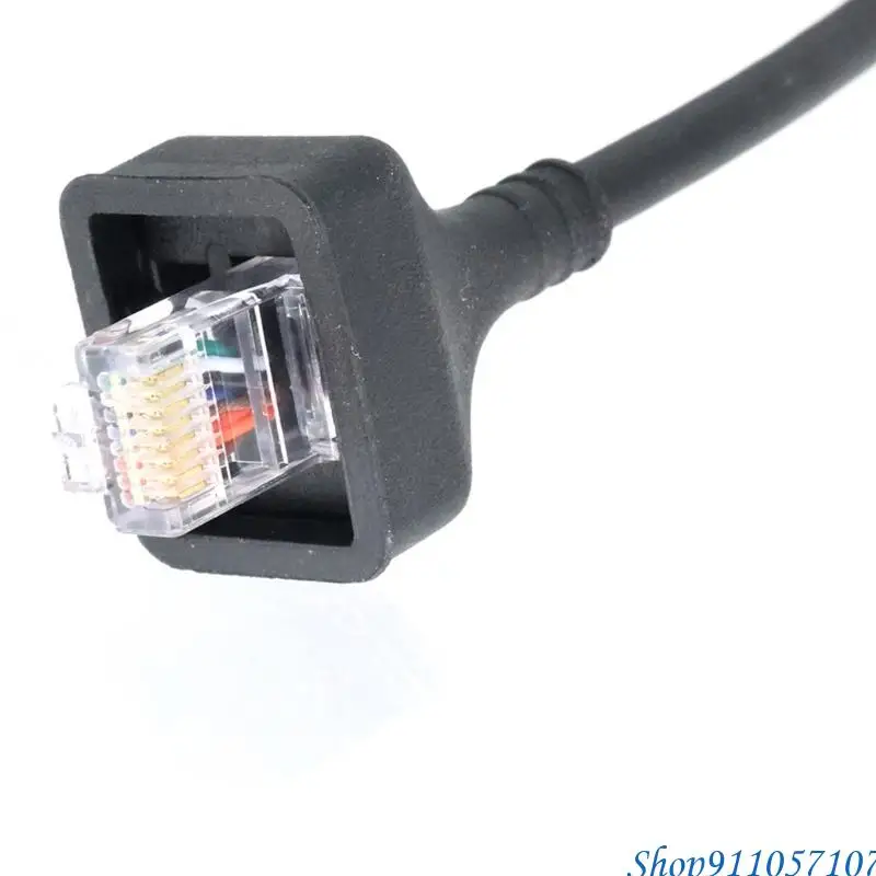 203B Handheld Speaker Mic Cable Spring Line for TK-790 TK-890 TK-5710 TK-5810 Walkie