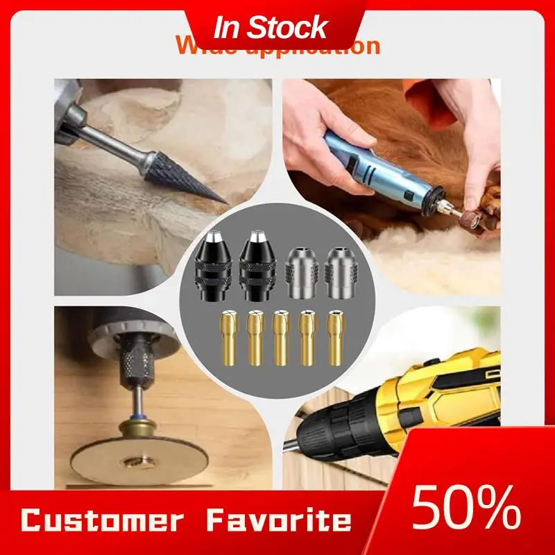 AT03 Top Drill Chuck Collet Set For Dremel, 16PCS 0.8-3.2Mm Replacement 4486 Drill Keyless Bit Chuck Shank Quick Change Adapter