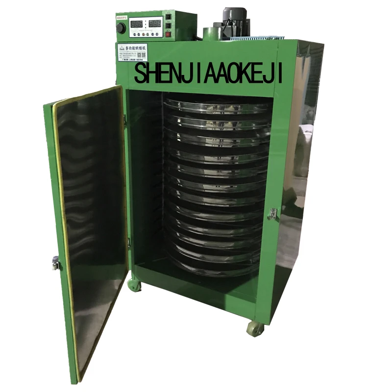 Dehidrator listrik pengering buah, Mesin Pengering sayuran komersial 12 tingkat, kentang, daging, Pengering hijau hewan peliharaan 220V