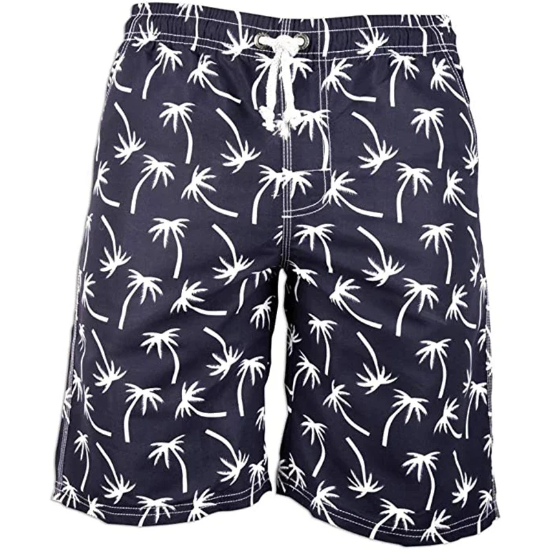 Colorful Ethnic Graphic Beach Shorts For Men Mathematical 3D Printed Short Pants Hawaiian Surf Ice Shorts Quick Dry Swim Trunks