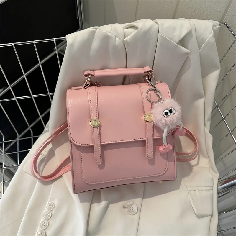 Women's Preppy Style Simple Backpack Bag Women's Bag 2023 New Fashion Casual Shoulder Handbag Small Backpack Bags for Women
