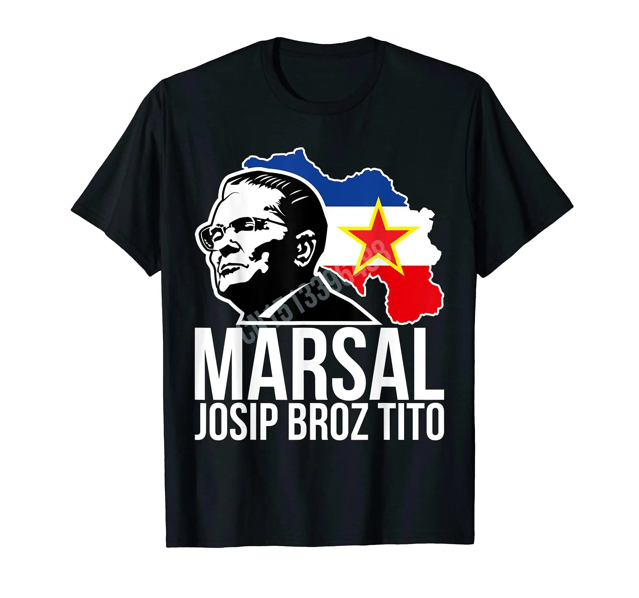 Josip Broz Tito Yugoslavia Jugoslavija SFRY Gift T-Shirt Hip Hop Tops Cotton Tees