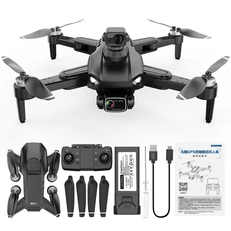 L900 Pro SE MAX Aeronave Dobrável de Longo Alcance Drone, Câmera 4K HD, GPS, 5G WiFi, FPV RC Quadcopter, Aeronave dobrável