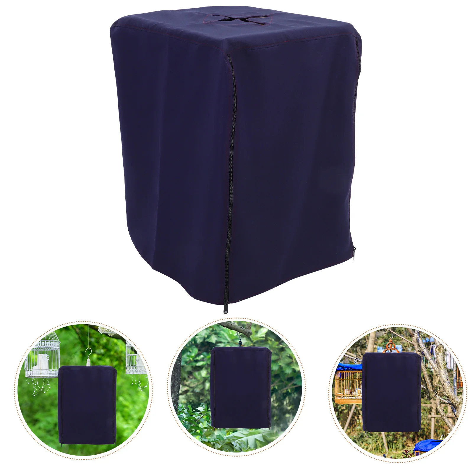 

Extra Large Bird Cage Cloth Cover Heavy Duty Light Shield for Parrot Sleep Privacy with Flap Fit Multiple Cage Sizes