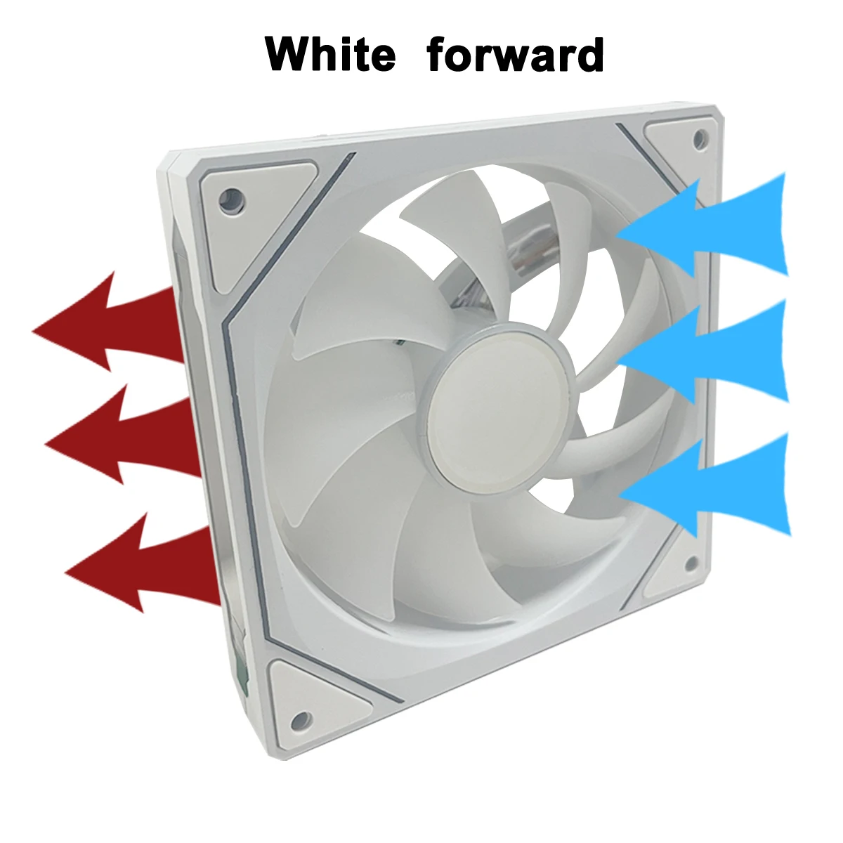 ARGB-Ventilador recto silencioso de 120mm, 3 pines, 5v, Aura Sync, 4 pines, PWM, IWONGOU, Enfriador de ordenador