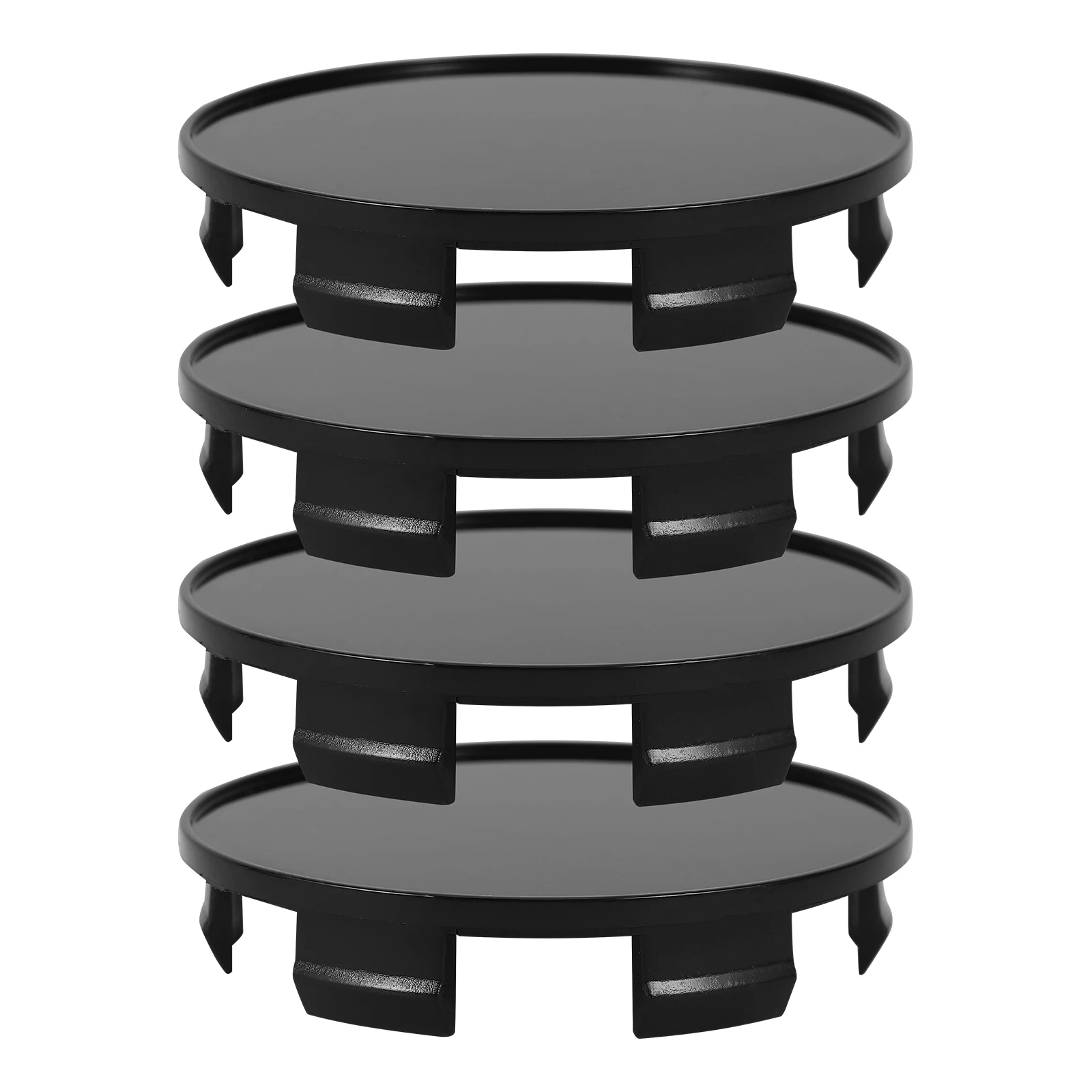 

4pcs Wheel Covers Car Tire Hub Plastic Tire Caps Replacement Durable Scratch Resistant Easy Install Semi Truck Compatible Car