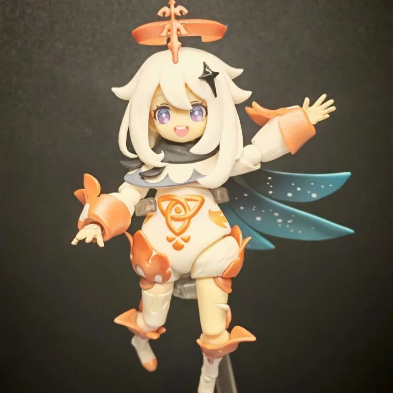 Genshin Paimon Emergency Food Action Figure Leuke figuur Interactieve ornamenten Collectiemodel Speelgoed voor fans Festivalcadeau