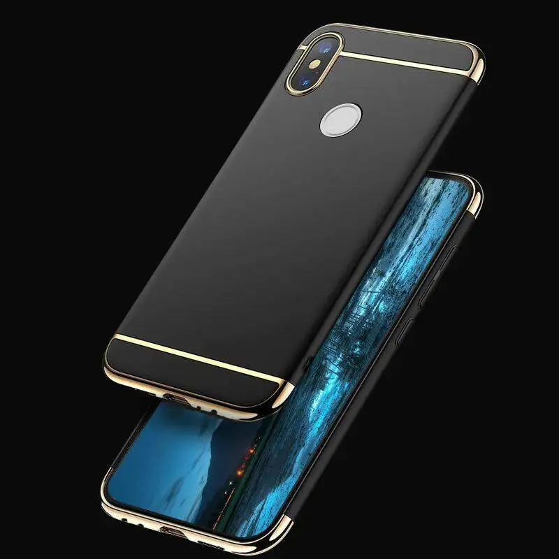 For Xiaomi Mi Max 3 Case, Luxury 3 In 1 Ultra Slim Hard Cover Phone Casing