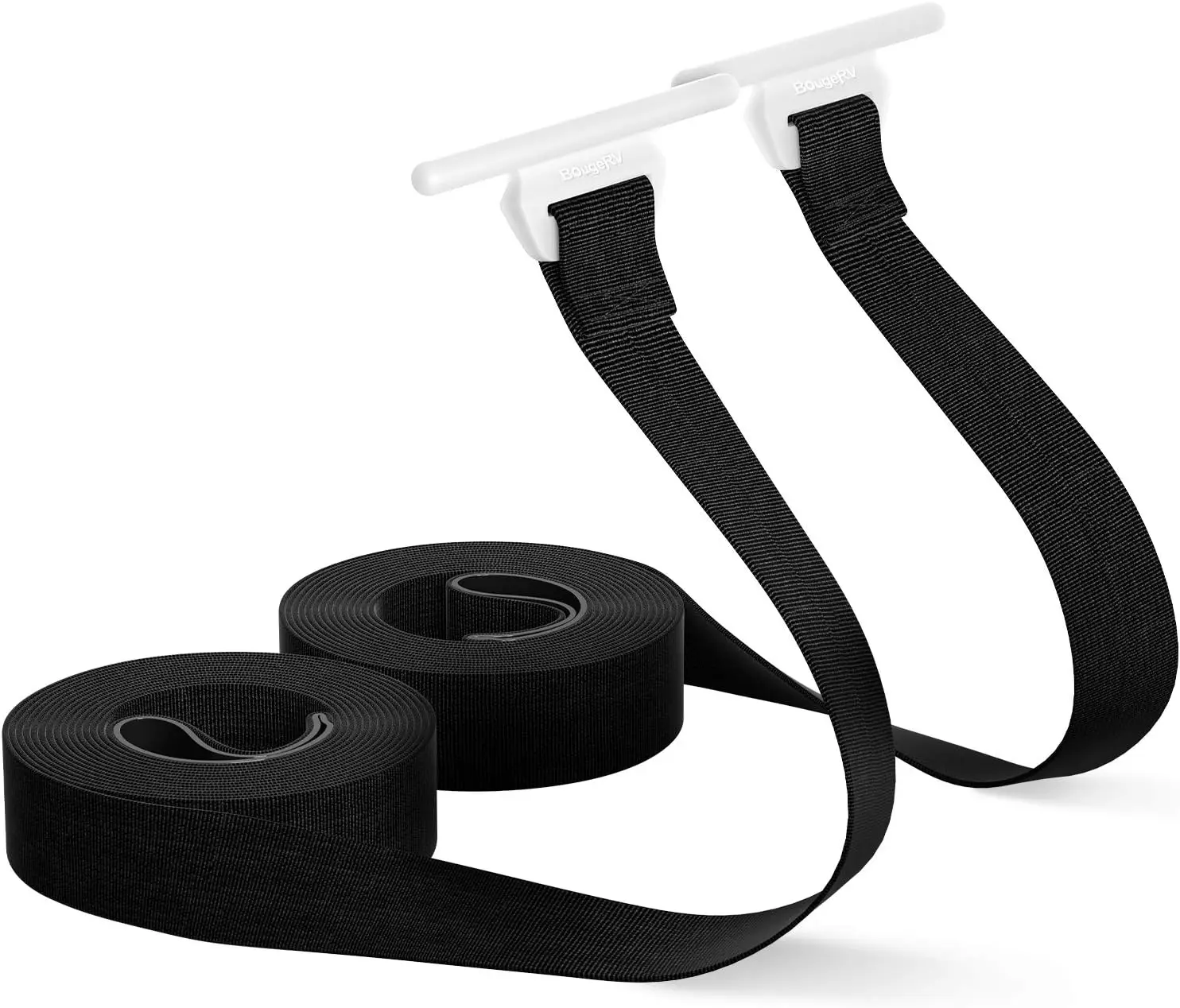 

9.8FT RV Awning Pull Straps, Heavy Duty Nylon, 2 Pack for Travel Trailer Camper