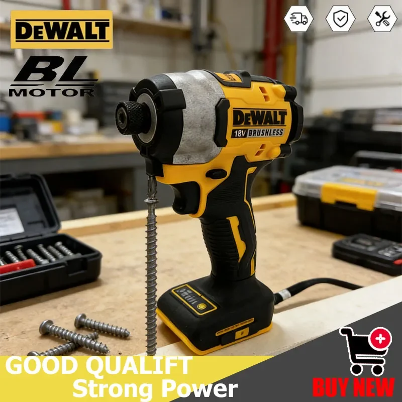 dewalt-dcf850-tool-205nm-brushless-impact-driver-cordless-screwdriver-20v-rechargeable-electric-impact-drill-power