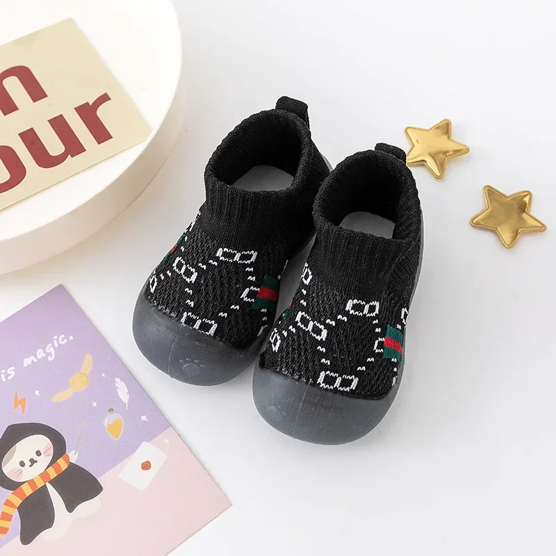 أحذية مشي للأطفال ، أحذية شبكية عصرية ، لون سادة ، نعل ناعم ، جديد #3