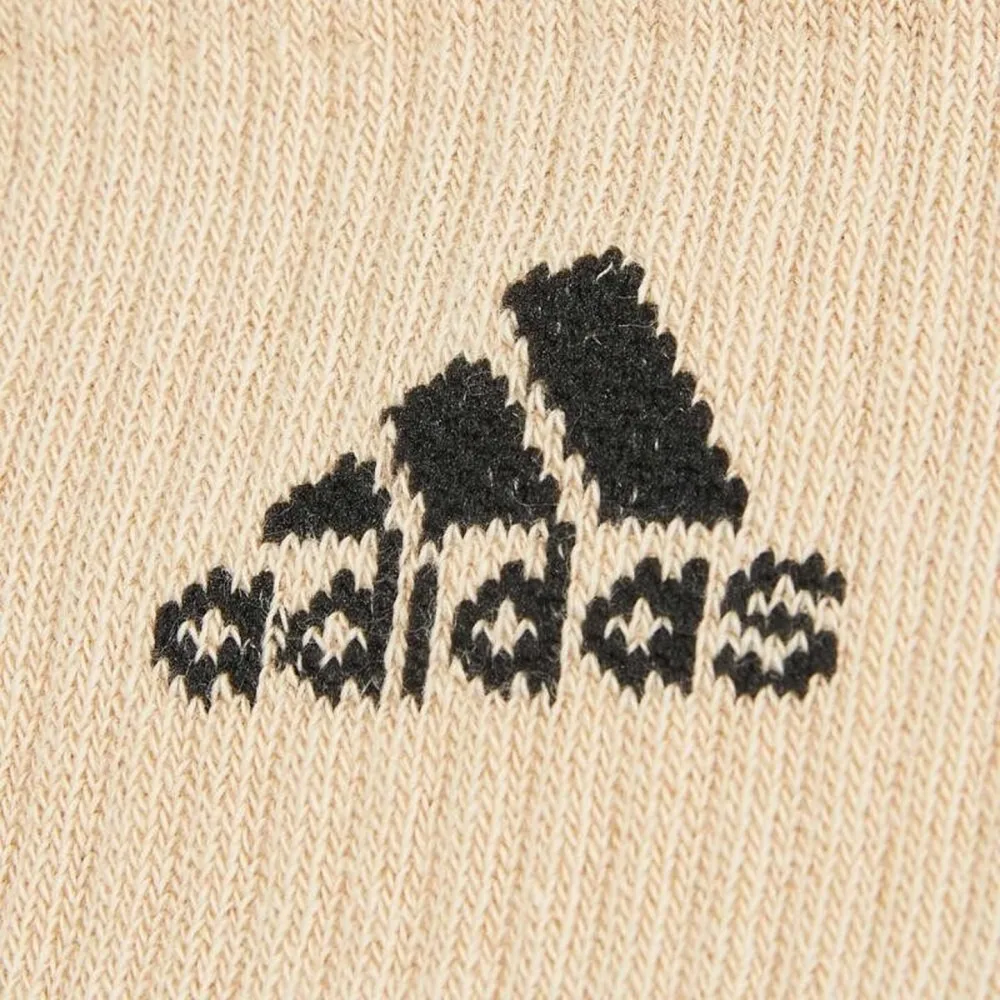 Adidas Men's and Women's Casual Socks, 3-Pack: Brown, Khaki, and White. Breathable, Moisture-Wicking, and Comfortable. IC1315