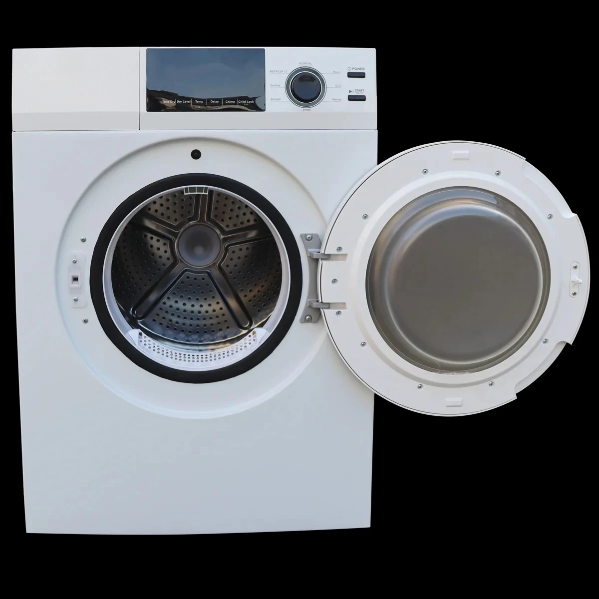 ماكينة غسيل أوتوماتيكية قابلة للتكديس تحميل أمامي لتجفيف الأحذية في الملابس #5