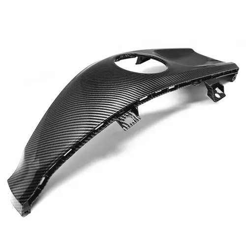 ヤマハYZFR7,2021,2022,2023,YZF-R7用のカーボンファイバーモーターサイクルフロントガスタンダー,トリム付きボディワーク