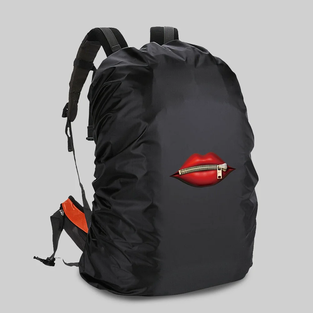 Di Động Mưa Cho Ba Lô Chống Thấm Nước Đi Cắm Trại Leo Núi Ngoài Trời Chống Bụi 20-70LBackpack Che Miệng In Hoa Văn