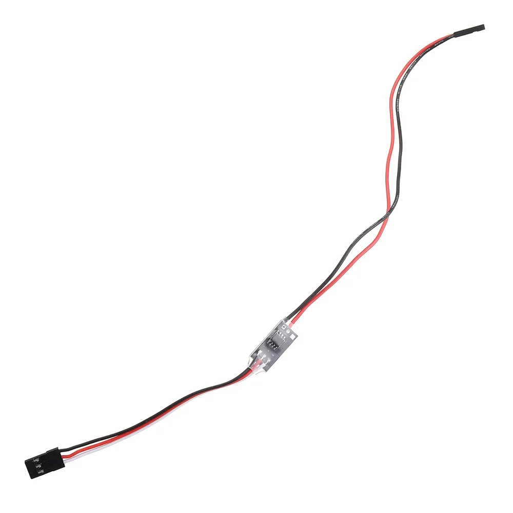 2.7A 1S Bidirectional Micro Brushed ESC 3.3-6V Winch Reversing with Overheat Out of Control Protection for RC Car Airplanes