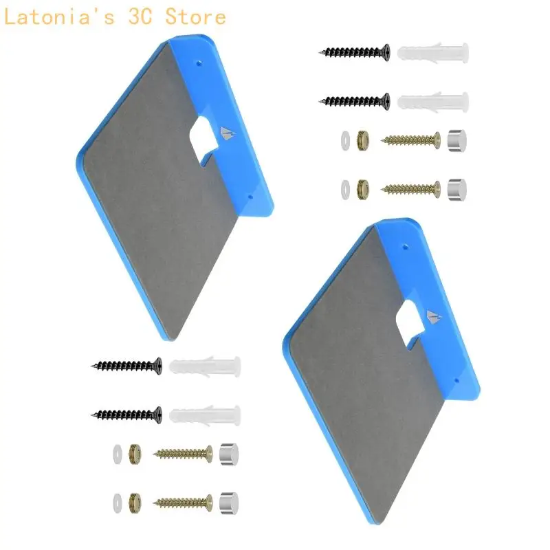1/2 Stück Wand-Lautsprecherhalter-Regal für sauberen Zugang zum Ladekabel Innenbereich – Detail 8