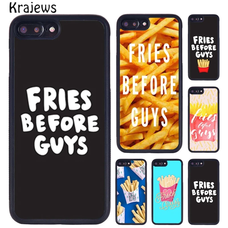 Krajews Fries Before Guys Phone Case For iPhone 16 15 14 X XR XS 11 12 mini 13 Pro MAX Plus cover shell coque