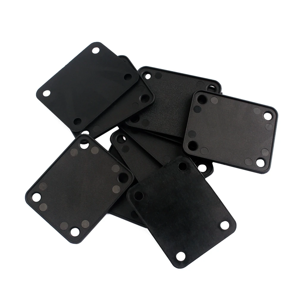 

10 PCS Reinforcement Plate Rubber Pad Guitar Customization Parts Neck Electric Gasket