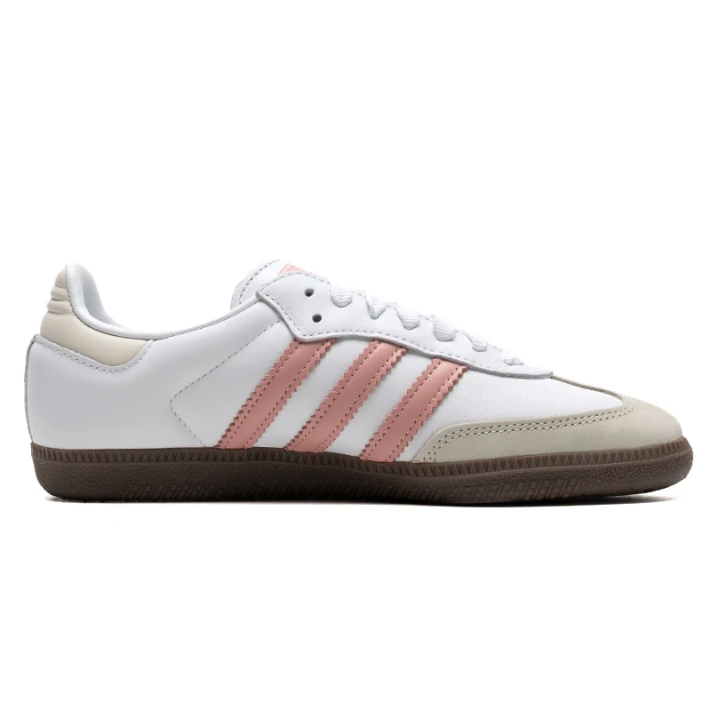 Adidas (Adidas) Trefoil Zapatillas de deporte para mujer Samba Og Retro Fashion Zapatillas bajas Zapatos casuales Ji2677