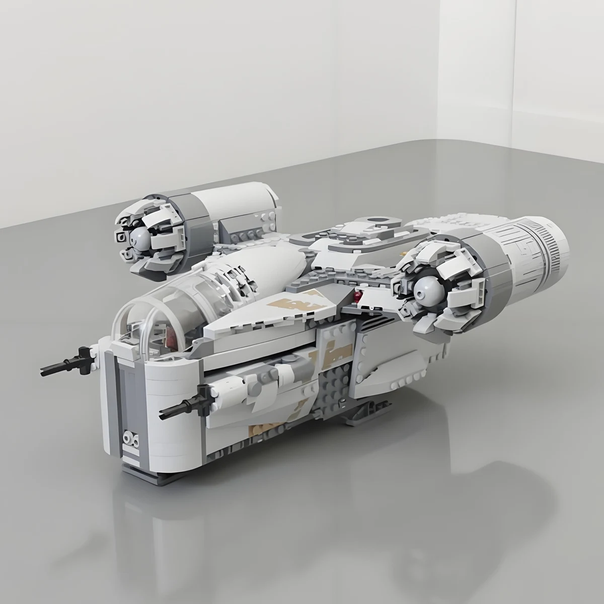 Galaxy Space Battles Fighters-Stars-ships MOC-Razors Aircraft StarFighters Spaceships Model Building Blocks Bricks Toys Gift