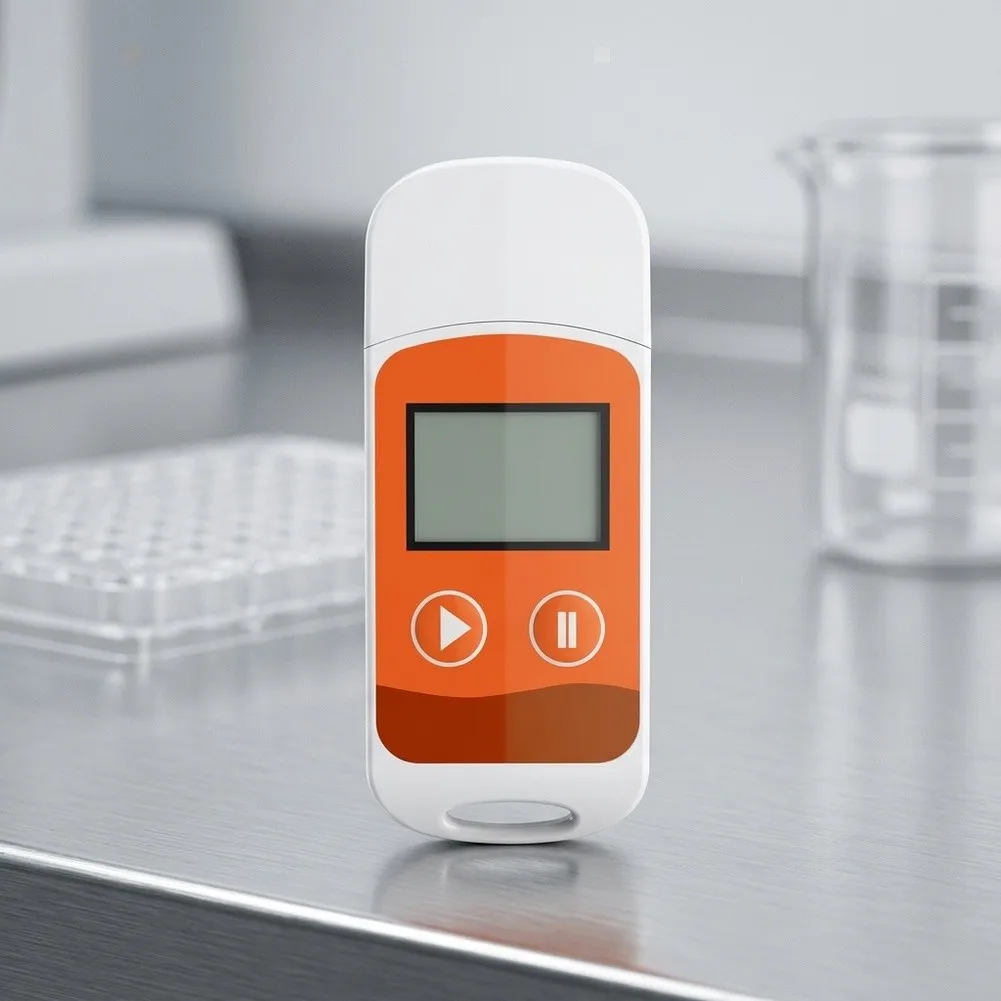 USB Temperature Data Logger RC 5+ for Food Pharma Logistics with 32000 Record Storage and Direct PC Export Capability