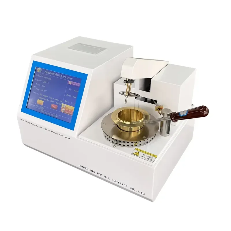 TPO-3000 Open Cup Flash Point Tester ASTM D92 ISO 2719 Automatic Petroleum Testing Equipment