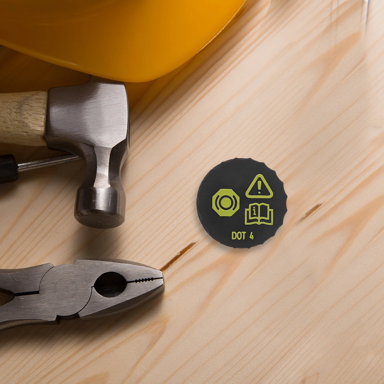 

Universal Brake Oil Cap Durable Easy Installation Leak Prevention Automotive Accessory Cap Oil Filler Engine Replacement