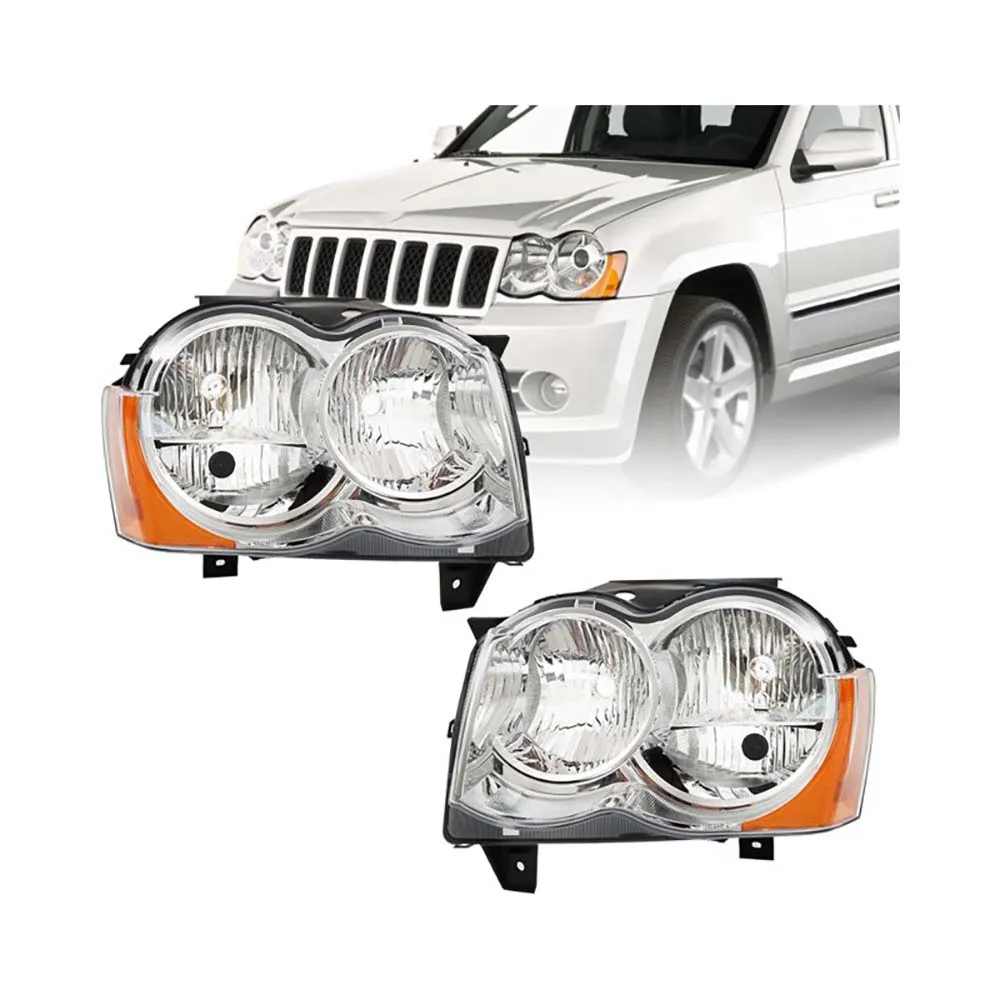 Car Headlight Head Light  for Jeep Grand Cherokee 2008 2009 2010 without lamp