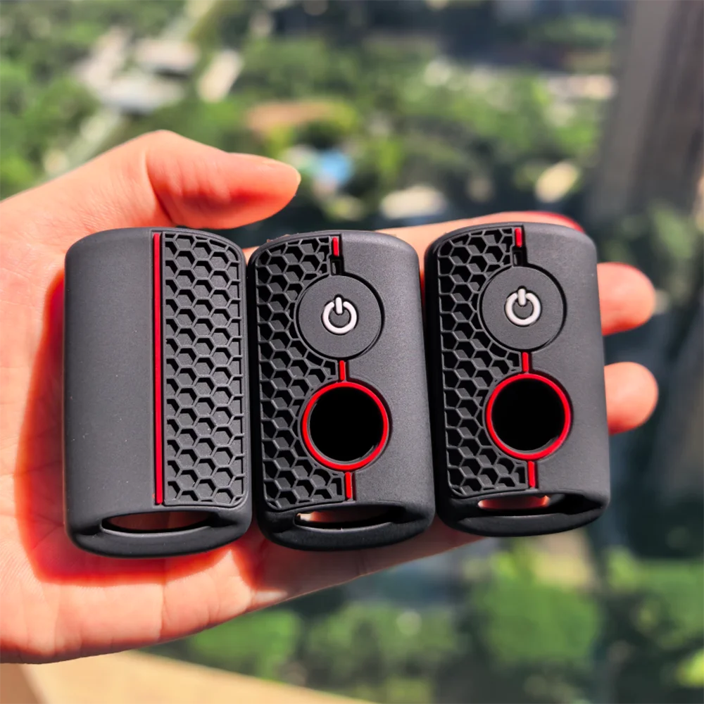 Silicone Motor Remote Key Fob Case For Yamaha Nmax 2021/2022 NVX NVX155 XMAX XMAX300 QBIX AEROX JAUNS 2018 2019 Car Accessories