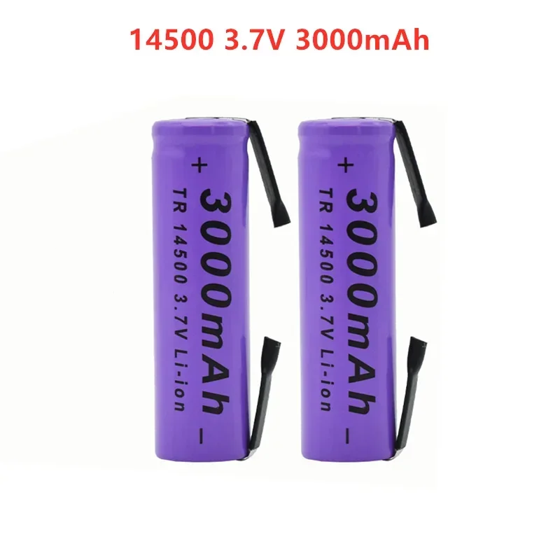 Nieuwe Est 14500 Lithium Batterij 3.7V 3000Mah Oplaadbare Batterijen Lassen Nikkel Vel Bateria Voor Torch Led Zaklamp Speelgoed