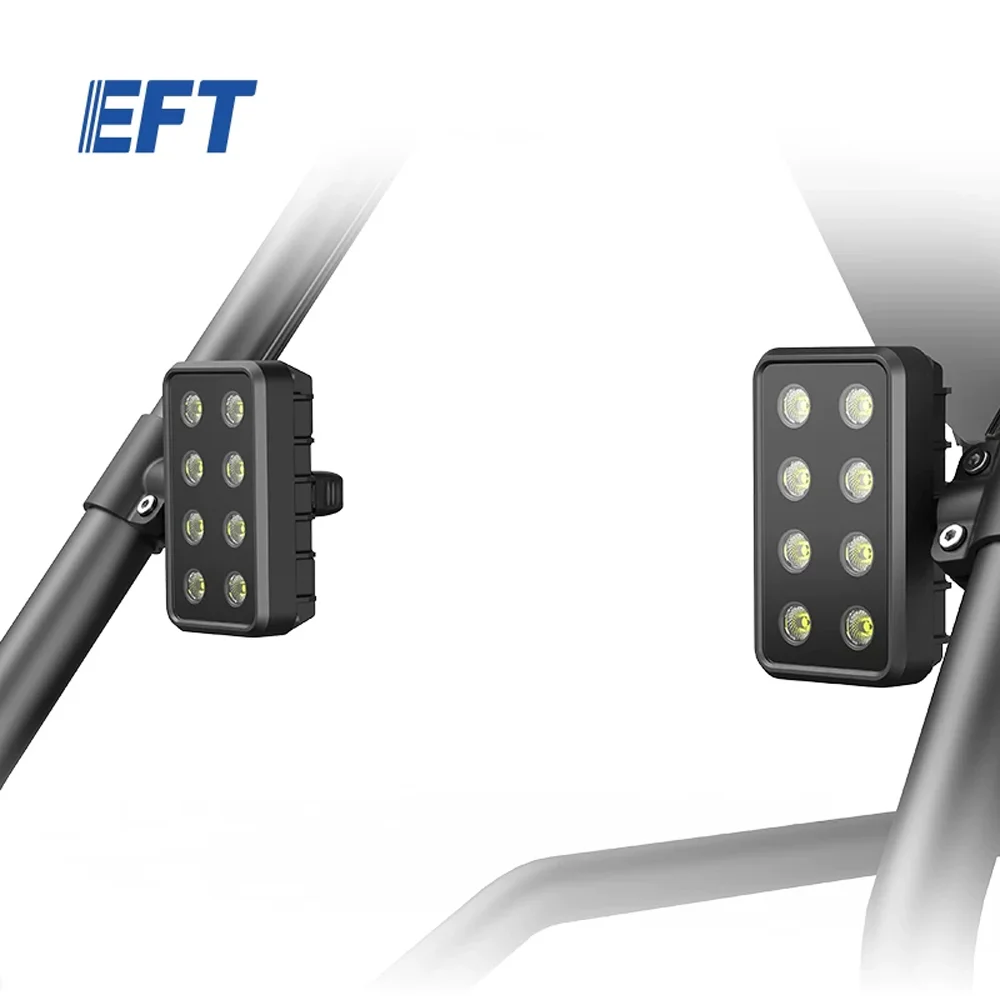 EFT SL80 Intelligent Searchlight, with a 25-meter search range, suitable for night agricultural spraying operations