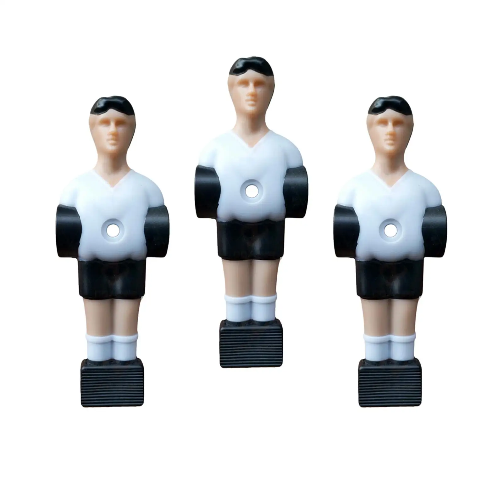 3x Soccer Table Men Player Football Players Figures Football Tabletop Board Game Foosball Men for Sport Soccer Table Family