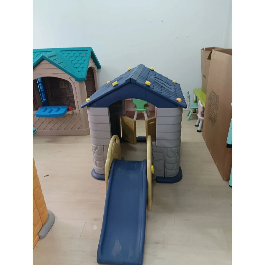 Plastic Slide House for Kids, Plastic Toy, Cheap and High Quality