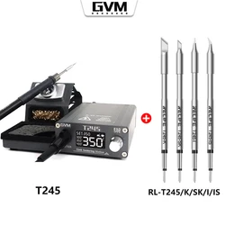 GVM T245 Soldering Station 130W High Power Repair ConstantTemperature  Suitable for C245 Series Soldering Iron Head