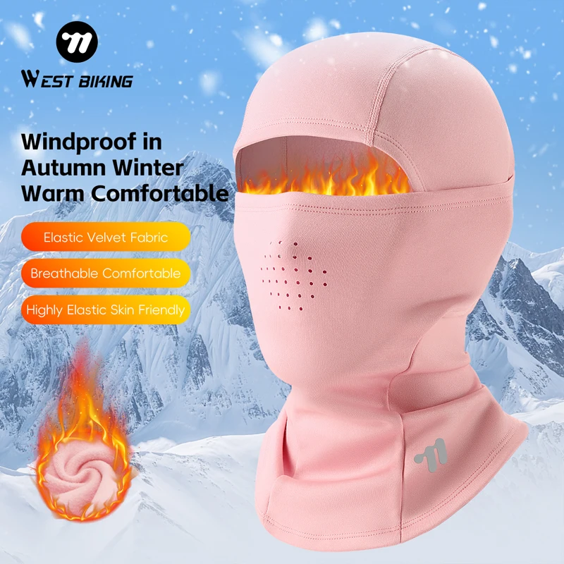 

Winter Face Mask Cold Weather Protection Full Cover Windproof Polyester Comfort Fit for Cycling Skiing Helmet Liner Cycling Mask