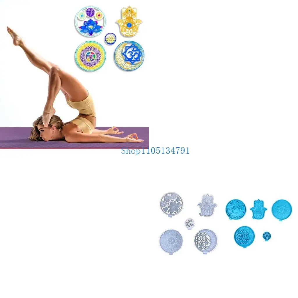 

98 -километровые паттерны круглые листовые формы с силиконовыми подвесками для подвесных форм, подходящие для Diy