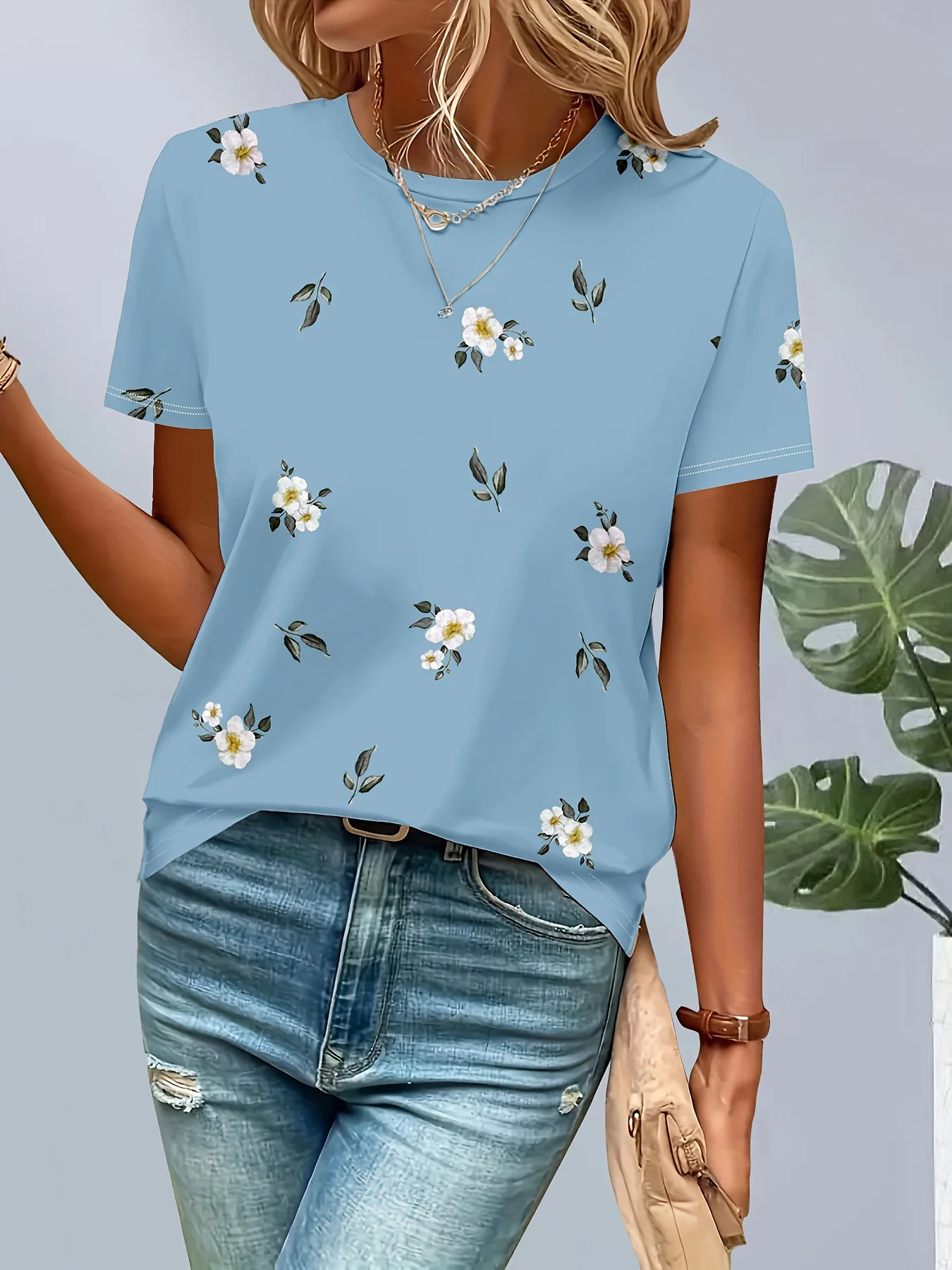 Estate Polka Dot Stripes 3D Stampa T-shirt Donna Casual O-Collo Manica corta T Shirt Harajuku Street Y2k Tees Top Abbigliamento femminile