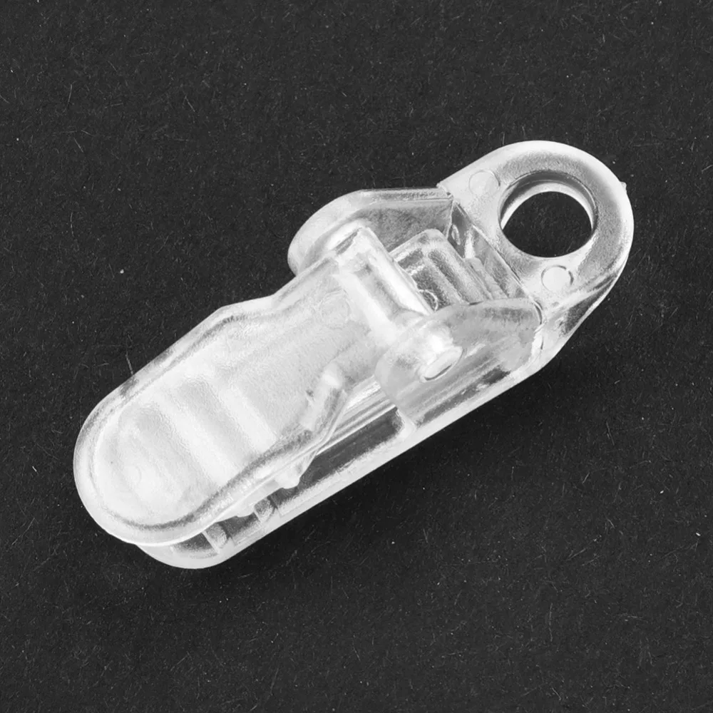 20 Pcs/Set Durable Plastic Tent Clip Hook Heavy Duty Transparent Awning Wind Rope Clamp Tarp Clips Outdoor Camping