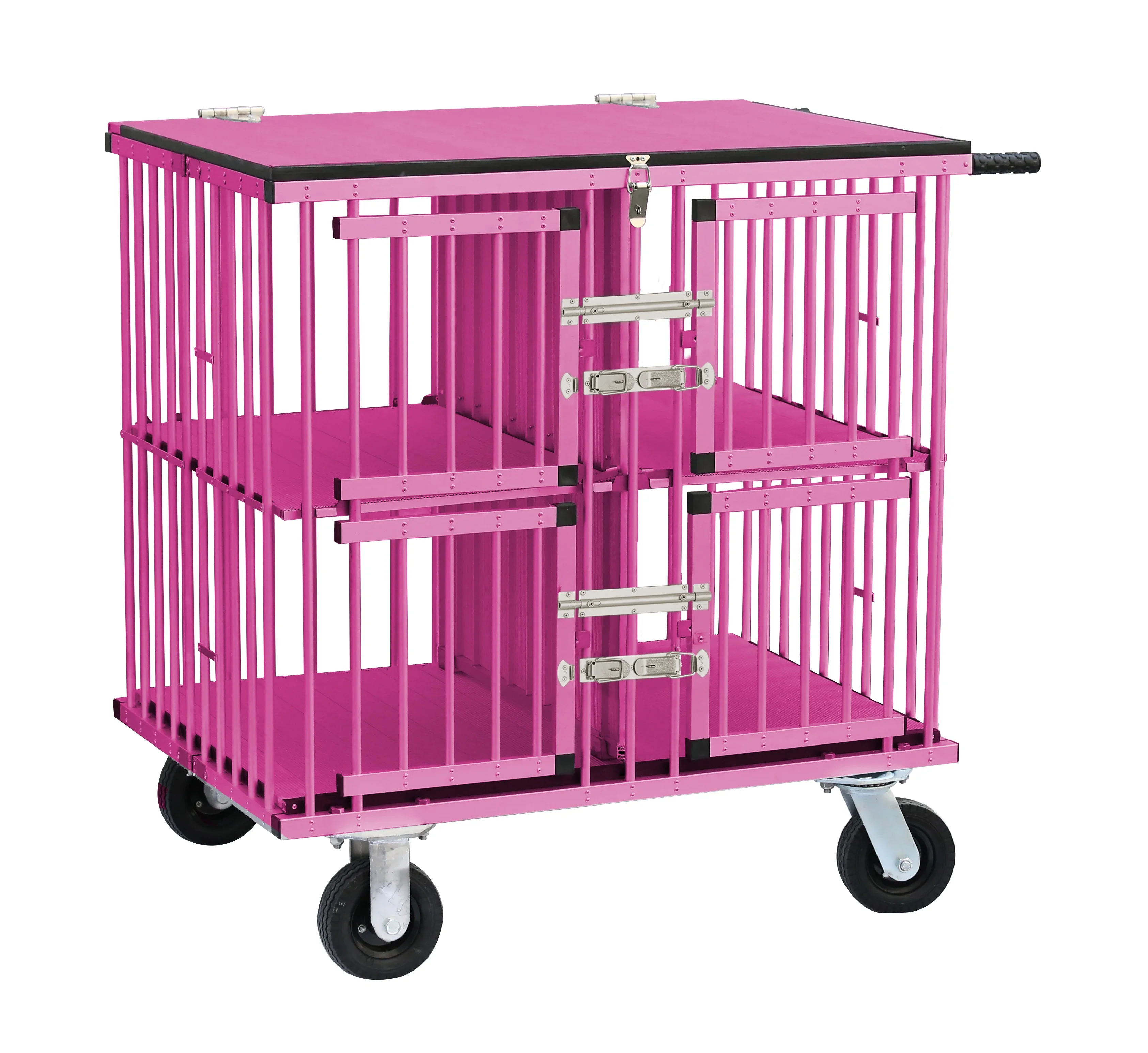 KB-511AAF Aeolus Aluminum Dog Trolley Factory supply quality assurance Pet Trolley Pet competition show Foldable Trolley