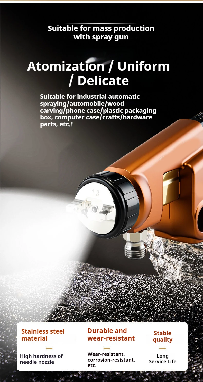 LH-408 Automatic Multi-Function Sprayer Aluminum Forged Body Precision Craft Industrial Coating Spray Gun