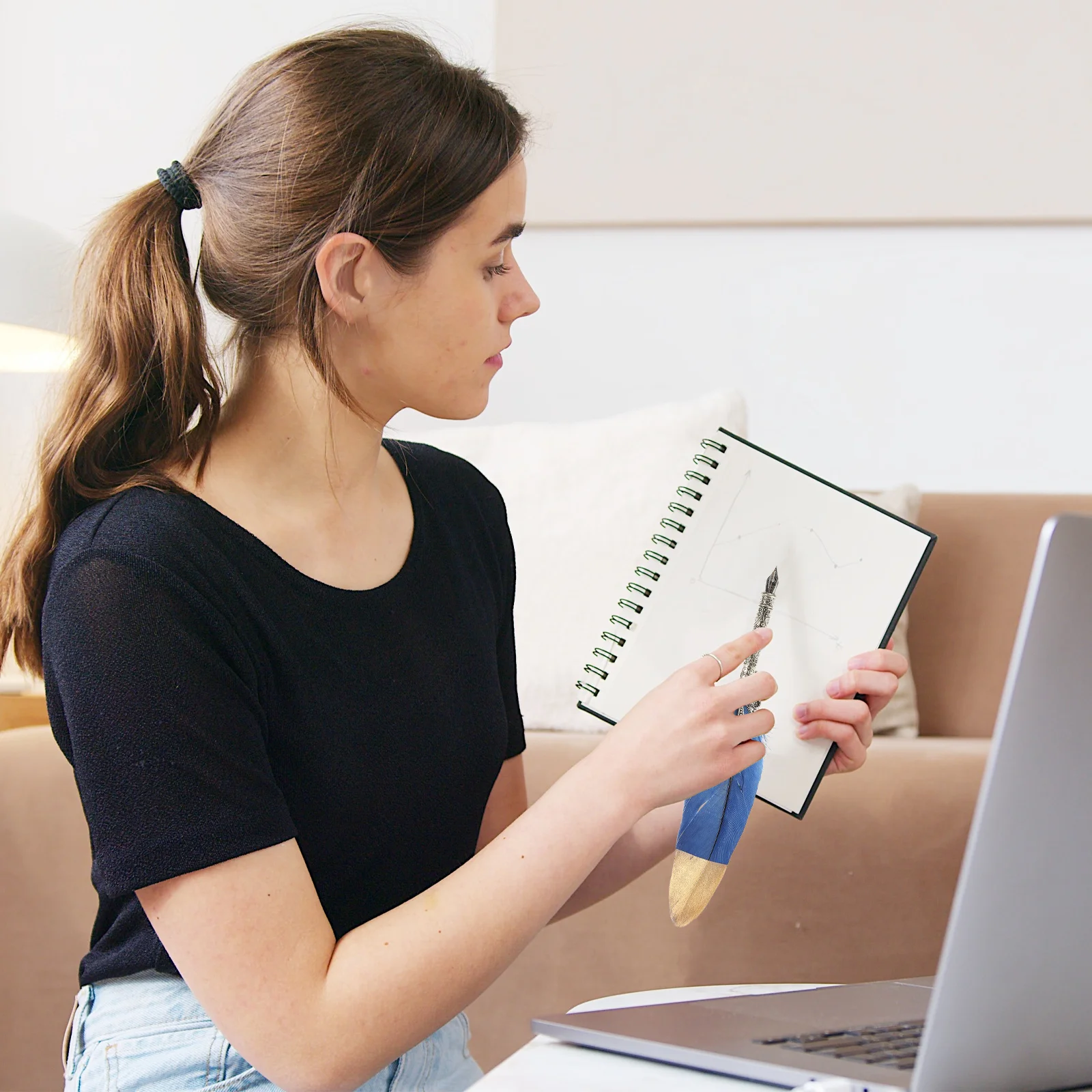 

1 комплект, винтажная гусиная ручка, стальная стеклянная ручка для каллиграфии, практичный креативный подарок для письма, подарок на день рождения