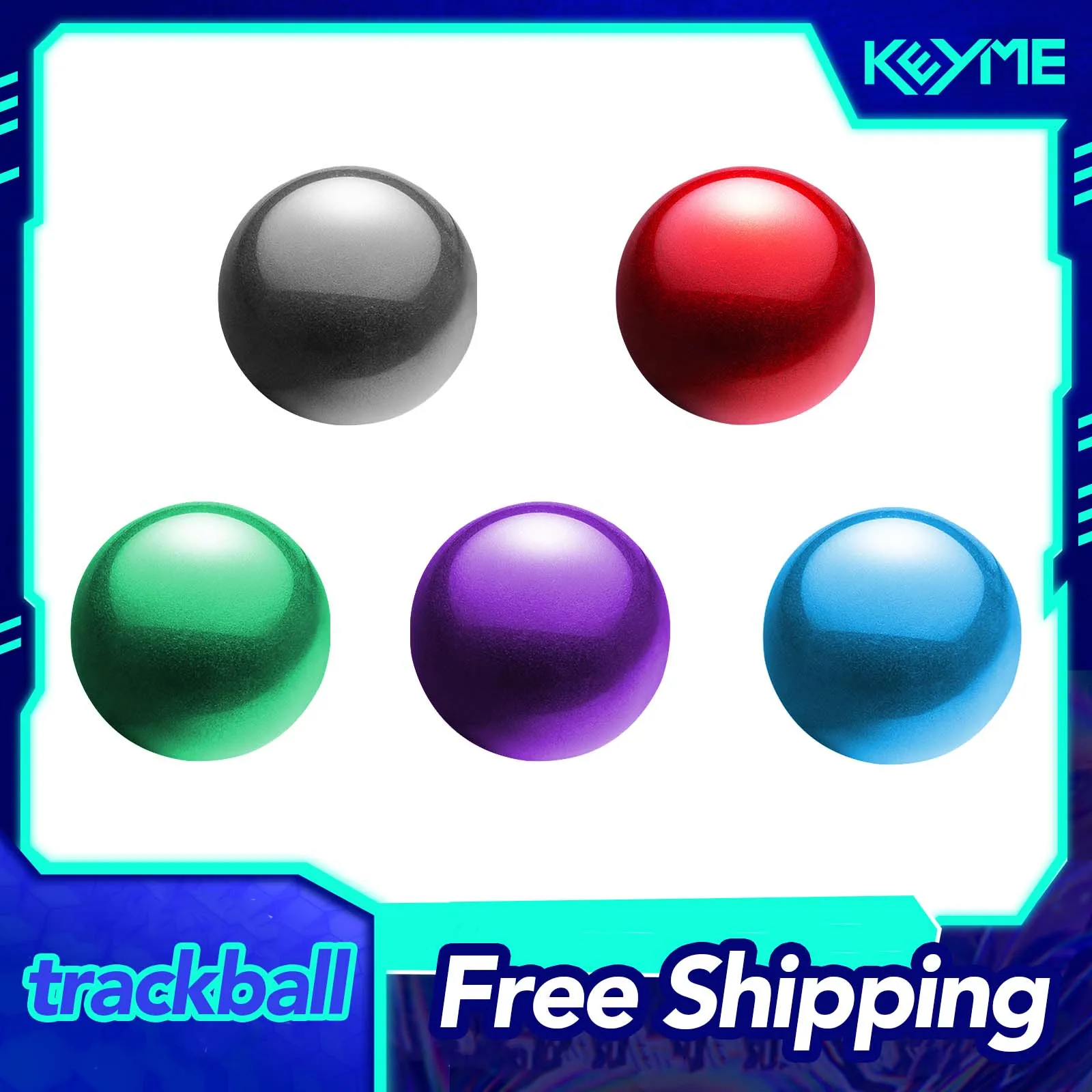 

SANWA 34mm/40mm/44mm Track Ball Customized Split Keyboard Smooth for PWM3360 Sensor Multiple Keyboard and Mouse Usage Gifts