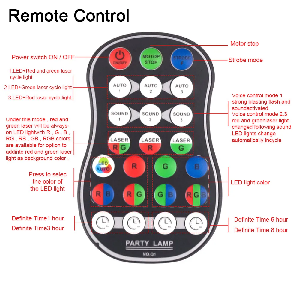مصباح LED صغير RGB ديسكو ليزر المرحلة العارض DJ الطرف ستروب مصباح USB قابلة للشحن إضاءة للملاهي الليلية تأثير مصباح عيد ميلاد