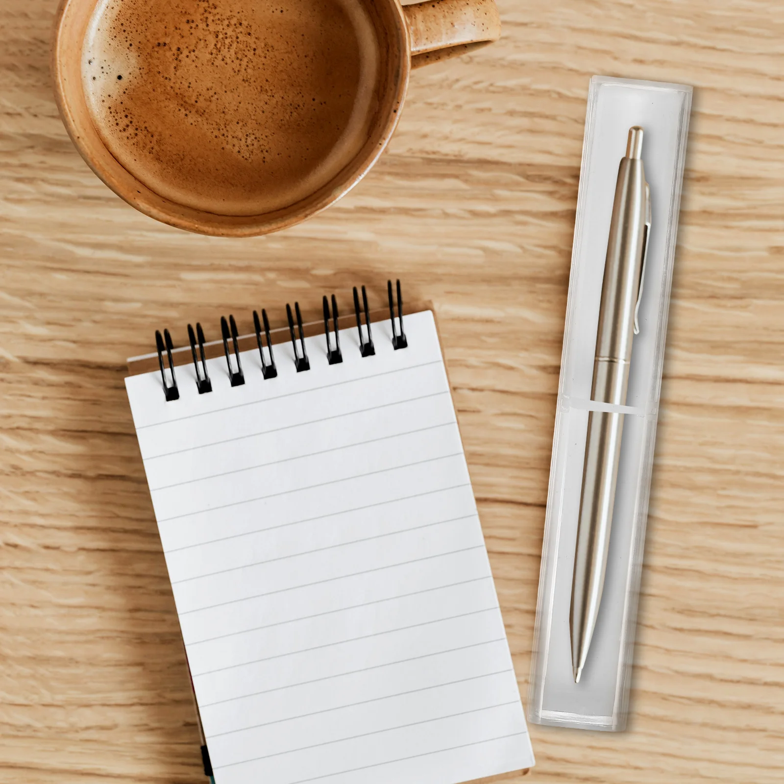 

12Pcs Pen Cases Gift Boxes Empty Portable Lightweight Storage Organizer for Fountain Pens Ballpoint Pens Transparent Display