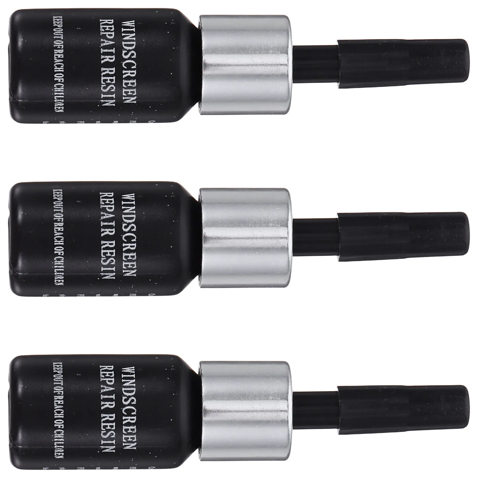 1Set Auto Glass Repair Kit Includes 4 Repair Fluid for Windshield Scratch and Crack Fixing Enhanced Clarity and