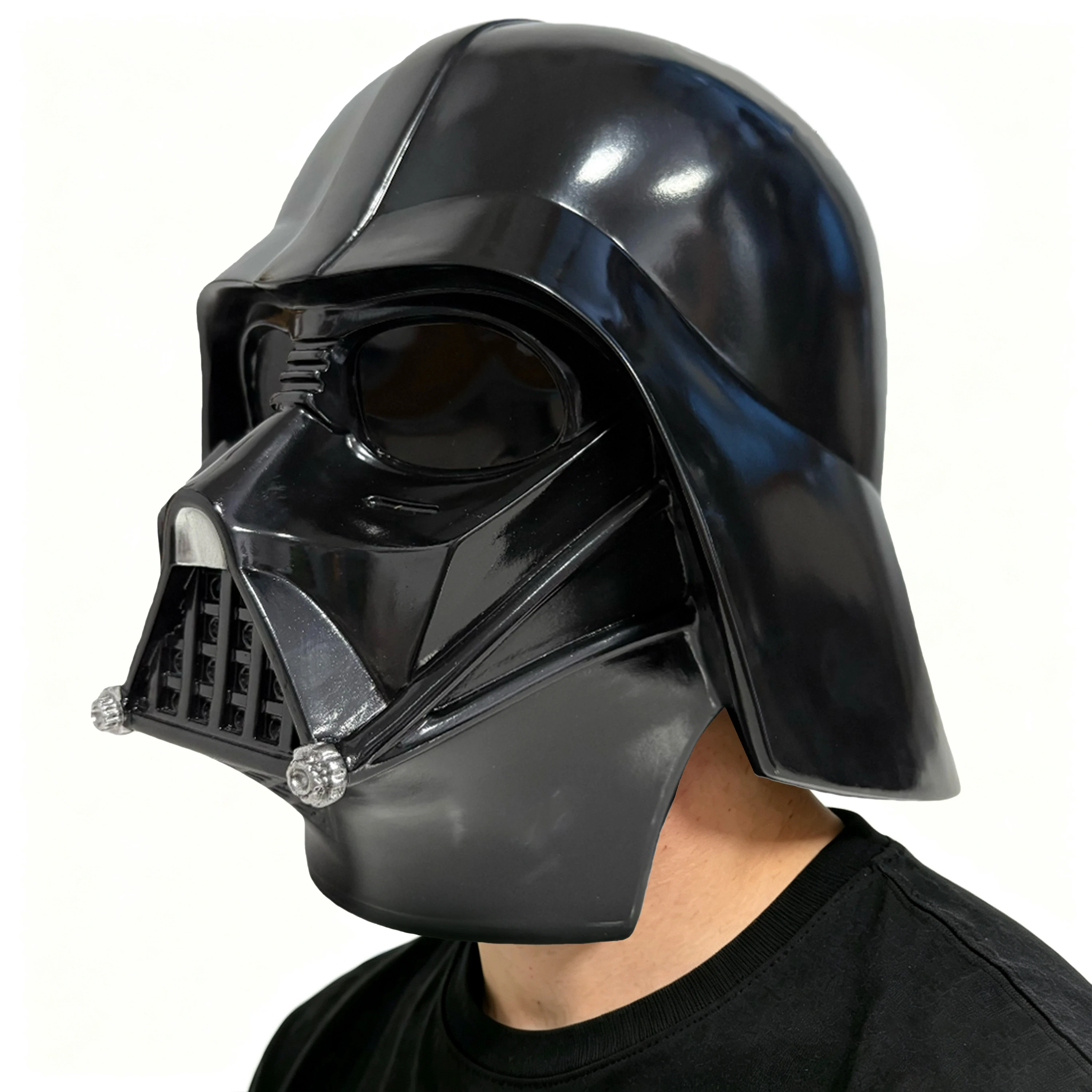 Star SWars Darth Vader Full Face Helmet Resin Made Wearable Cosplay Mask Black Series Adult Collectible Present For Halloween Christmas Birthday Party