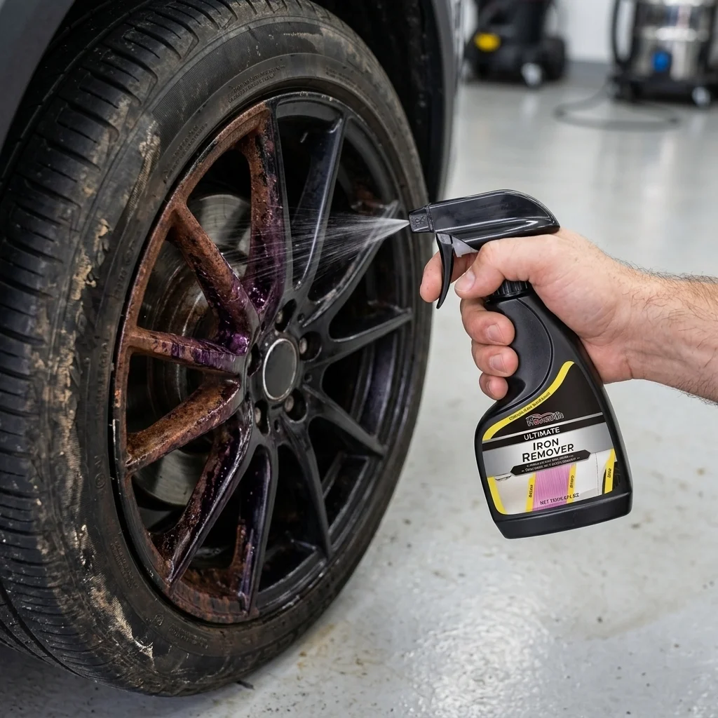 Auto-Rostentferner, Felgenpflege, Schnellwirkendes Entrostungsmittel, Auspuff-Rostentferner-Spray, Reinigt Metall- und Eisenflecken