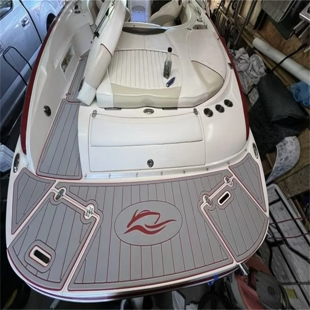 

2006 Rinker Captiva 226 Swim Platform Cockpit Pad Boat EVA Foam Teak Floor Mat SeaDek MarineMat Style Self Adhesive V299 C46M